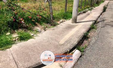 Terreno Plano y Esquinero en Venta Sector El Progreso Ricaurte T243
