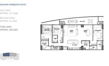 3 BR LUXURY CONDO FOR SALE FACING THE SAMAL SEA ISLAND AND DAVAO GULF
