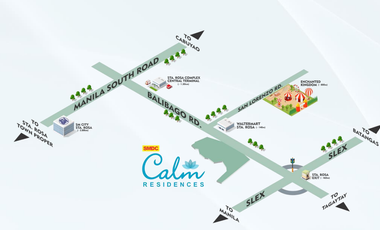 SMDC Calm Residences near Santa Rosa Exit No Spot Downpyment
