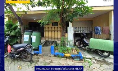 Rumah Hitung Tanah Strategis Wisma Kedung Asem Indah Rungkut Dekat MERR Surabaya Timur