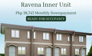 CAMELLA BACOLOD SOUTH RFO 2-BEDROOM TOWNHOUSE RAVENA MODEL INNER UNIT | House for Sale in Bacolod City