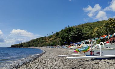 Absolute Beachfront Commercial Zoning Freehold Land of 2,770 Sqm with 65 meter wide beachfront In Amed