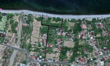 Absolute Beachfront Commercial Zoning Freehold Land of 2,770 Sqm with 65 meter wide beachfront In Amed