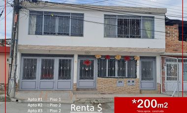 Casa en Venta sector Barrio El Jardín con 3 apartamentos, Ibagué