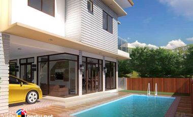 for sale brand-new house with swimming pool near montessori school talamban cebu city
