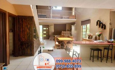 AMPLIA CASA VACACIONAL DE VENTA, Sector Atalaya Yunguilla C1380