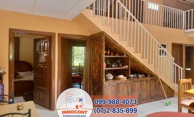 AMPLIA CASA VACACIONAL DE VENTA, Sector Atalaya Yunguilla C1380