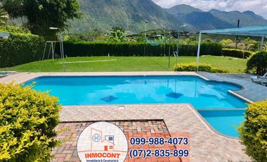 AMPLIA CASA VACACIONAL DE VENTA, Sector Atalaya Yunguilla C1380