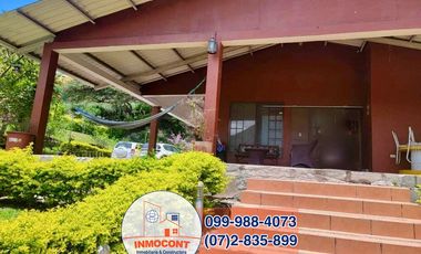 AMPLIA CASA VACACIONAL DE VENTA, Sector Atalaya Yunguilla C1380