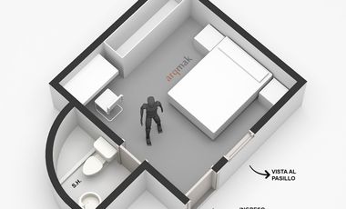 Alquiler de Habitación con Baño Para Dama Cerca a La Pre de Lima
