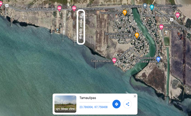 VENTA de TERRENO La Pesca, Tamaulipas, campestre suburbano de 8,450 m2
