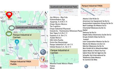 TERRENO INDUSTRIAL  VENTA    PLANTA SAN MARTIN TEXMELUCAN