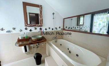 Charming Asian-Rustic 3-Bedroom Vacation and Airbnb Home For Sale at Canyon Woods Near Tagaytay