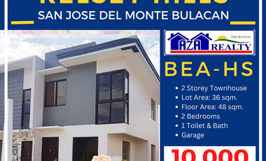 Bea HS Model 2 Storey Townhouse Kelsey Hills San Jose Del Monte Bulacan