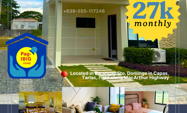 HOUSE AND LOT IN CAPAS | PAGIBIG FINANCING | GRAND TIERRA IN CAPAS, TARLAC