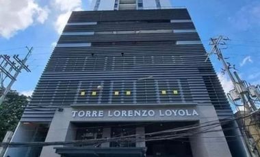 Studio condo available for rent at Torre Lorenzo Loyola in Loyola Heights, Q.C.