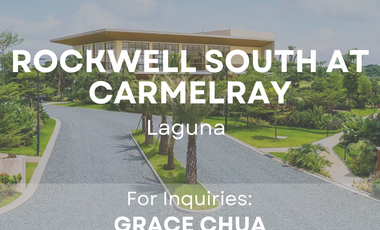 For Sale: Residential Lots in Rockwell South at Carmelray, Laguna