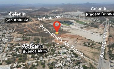 venta Terreno para Desarrollar a lado del  Estadio El Encanto- Mazatlán, Sinaloa