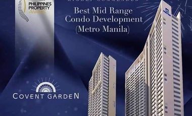 Cheapest Condo in Sta. Mesa Manila, RFO and preselling with big discount in Covent Garden
