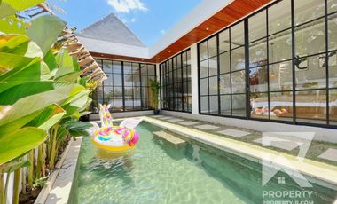 New Bohemian Villa for Sale 2 Rooms Near Canggu Bali Freehold SHM