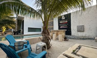 Increible Villa a 300 metros del mar , en Telchac Mérida