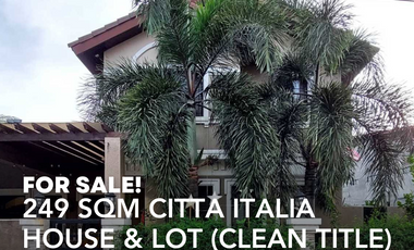 249 SQM CITTA ITALIA HOUSE & LOT (Clean Title)