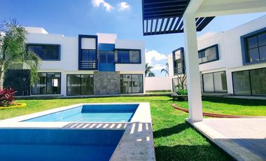 $1,689,660 Una Casa con Alberca SemiOlímpica Tezoyuca Emiliano Zapata Morelos