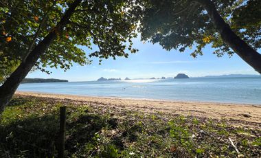Almost 1 Rai beachfront with an impressive island view for sale in Khaothong, Krabi