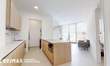 Suite En Renta 60 m² Amoblada de Lujo Edificio Iqon frente al Parque La Carolina
