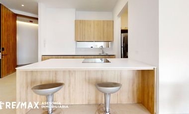 Suite En Renta 60 m² Amoblada de Lujo Edificio Iqon frente al Parque La Carolina
