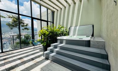 Suite En Renta 60 m² Amoblada de Lujo Edificio Iqon frente al Parque La Carolina