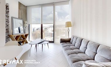 Suite En Renta 60 m² Amoblada de Lujo Edificio Iqon frente al Parque La Carolina