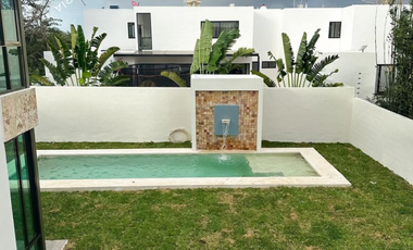 Casa en venta en San Diego Cutz para entrega inmediata de 4 recamaras con alberca