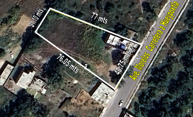 SE VENDE TERRENO CON CONSTRUCCION