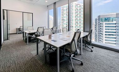 Beautifully designed open plan office space for 15 persons in Spaces World Plaza, Bonifacio Global City