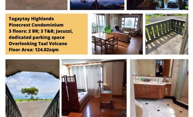 Picture-Perfect Living! Pinecrest Village Condominium for Sale – 2 Bedroom. Enjoy Stunning Views of Taal Volcano. Parking Included. Secure your Slice of Paradise!