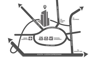 FOR SALE! 35 sqm Office Unit with Parking Space at Parkway Corporate Center Alabang