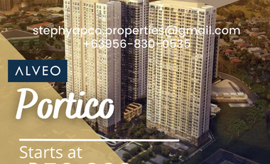 Preselling Portico Studio Unit in Capt. Henry P. Javier, St, Pasig, Metro Manila Condo For Sale