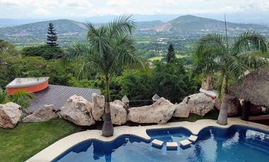 JIUTEPEC CLUB DE GOLF HDA. SAN GASPAR CASA EN VENTA CON VISTA PANORÁMICA