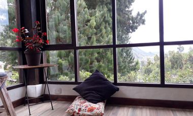 Apartamento en sector rural de Cota en VENTA, habitación independiente máximo 2 personas, hermosa vista y tranquilidad