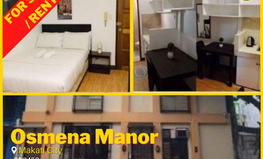 For Sale 26 Studio and 1 BR unit in Osmena Manor Makati City