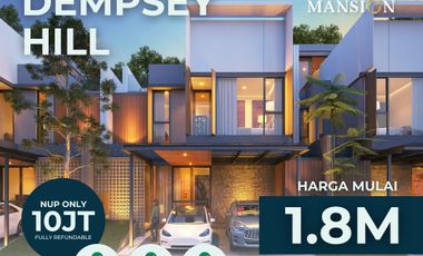 NEW! Rumah Citraland Dempsey Hill 1,8Man Mewah View Danau dkt North West Bukit Palma Free Biaya2 DP 0%