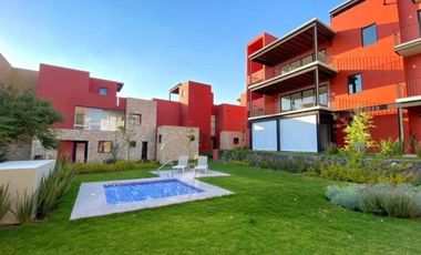 Departamento con jardín, y jacuzzi privado, roof garden, venta, la Lejona, San Miguel de Allende