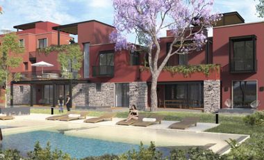 Departamento con jardín, y jacuzzi privado, roof garden, venta, la Lejona, San Miguel de Allende