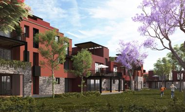 Departamento con jardín, y jacuzzi privado, roof garden, venta, la Lejona, San Miguel de Allende