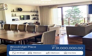 4 Bedroom Condominium for sale in Woodridge Place, Fully-Furnished Condo Unit in Tagaytay City