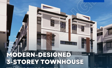3-Storey Townhouse in Project 8 QC near Ayala Malls and SM North EDSA