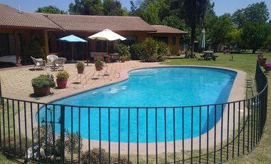 Venta parcela Maipú, hermosa Los Talaveras, Santa Ana de Chena, casa piscina quincho completisima