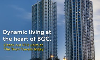 Trion Towers The Fort (RFO) - RLC Residences in Bonifacio Global City.