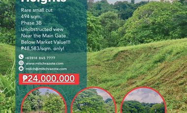 rime Lot For Sale at Ayala Westgrove Heights Near the Main Gate